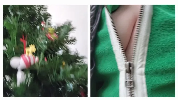 ASMR GREEN ROMPER HOLIDAY EDITION W TITS PUP TRAINING AND XMAS CAROLS