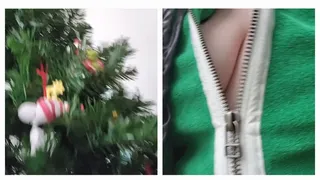 ASMR GREEN ROMPER HOLIDAY EDITION W TITS PUP TRAINING AND XMAS CAROLS