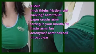 ASMR BRATTY PRINCESS ANNABELLE WEARS GREEN CORDUROY THE THIGH RUBS ARE REAL