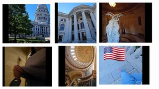 TOURING THE STATE CAPITAL BUILDING AND FEEDING YOU