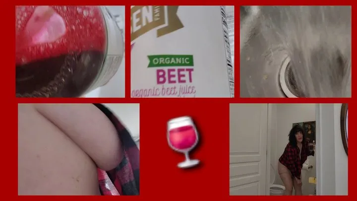 ARTSY GIRL PEE N FEED YOU BEET JUICE LOOGIES EDITION