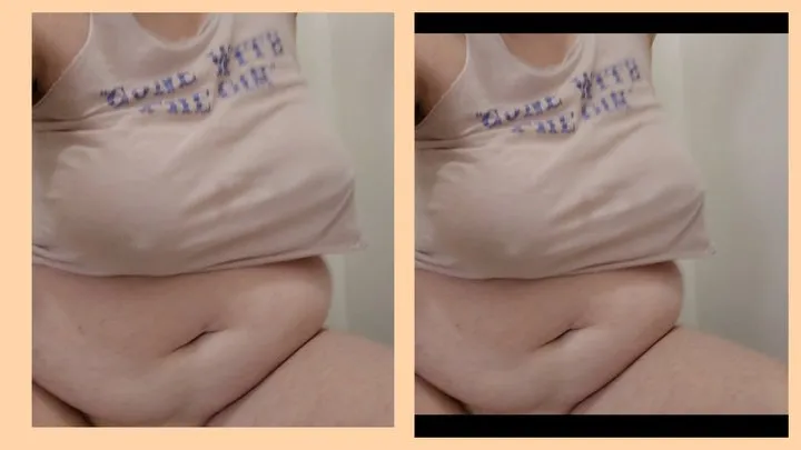 Peeing up close spitting belly pov and big tit dessert