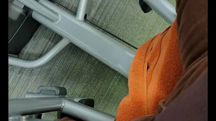 Chocolate Corduroy Pants Training At Gym
