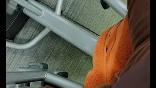 Chocolate Corduroy Pants Training At Gym