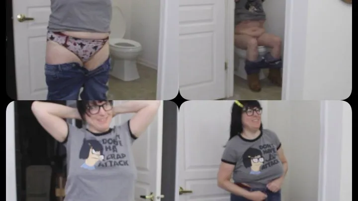 TINA BELCHER DROPS A DEUCE PEES AND FARTS