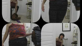 LEGGINGS YOGA PANTS NEW ASMR CHOCOLATE CORDS PLAID SHIRT AND SHORTS SPOILS OH MY