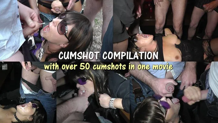 New cumshot compilation with over 50 cumshots in one movie