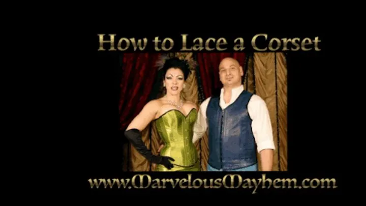 How to Lace a Corset