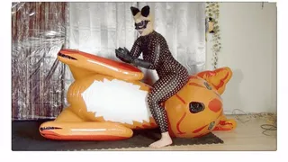 Catwoman & The Giant Fox Inflatable