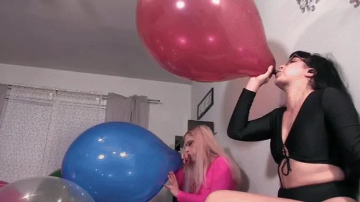 Galas Looner & Sushii Xhyvette: Sushii's Big Balloons Surprise Masspop & Blow to pops