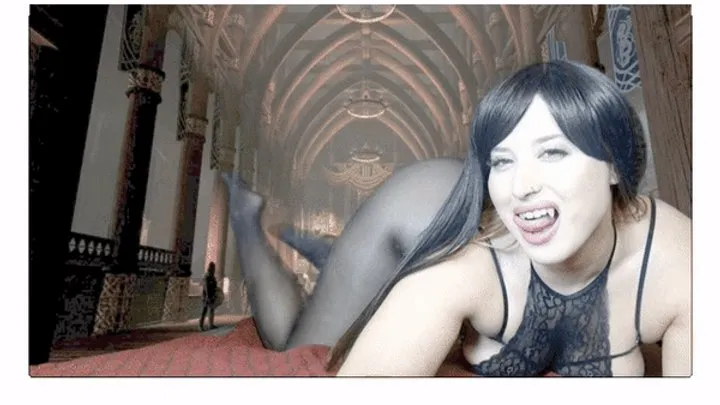 Vampire Galas Nylon Love: Masturbation in Wolford Neon 40 Pantyhose