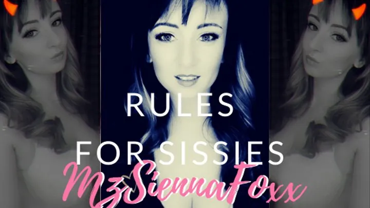 Rules for sissies