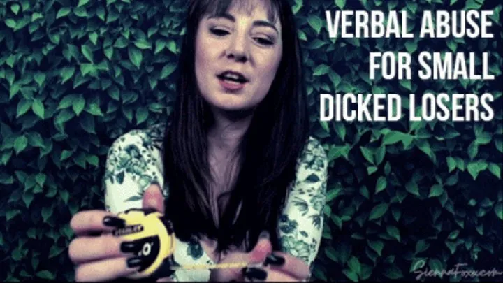 Verbal for small dick rejects