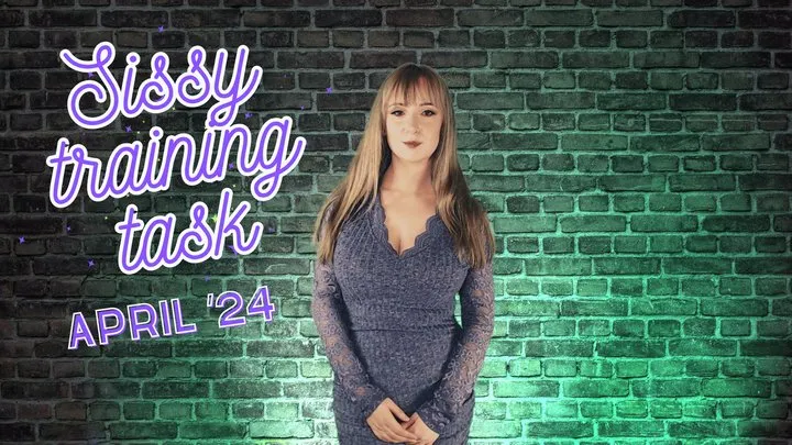 Sissy training task April 24