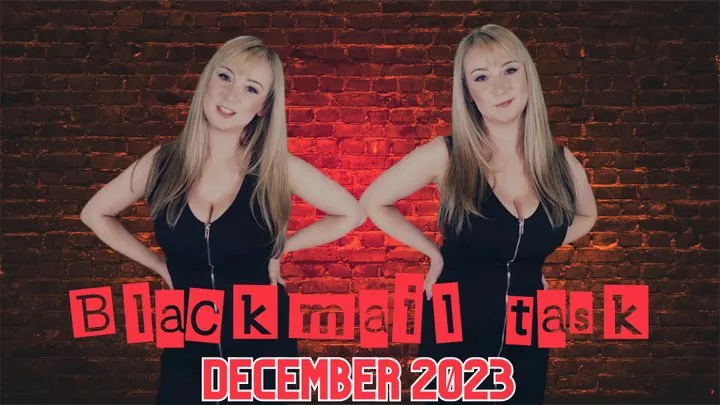 Blackmail task December 23