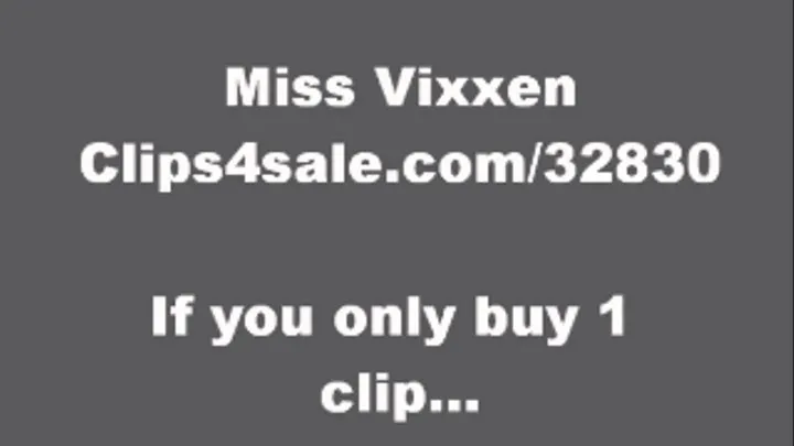 If you only buy 1 clip