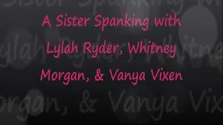 Step-Sister Spanking with Lylah & Step-Mommy Vanya