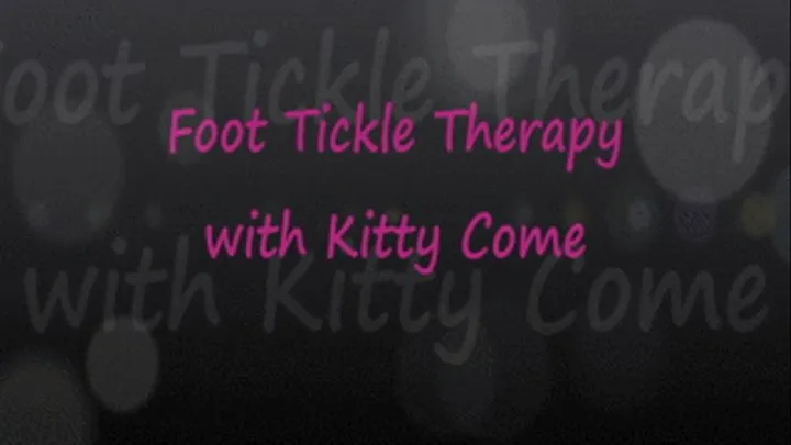 Foot Tickle Therapy with Kitty Come pt1