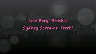 Lela Brushes Sydney's Teeth