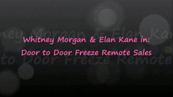 Elan Kane with the Freeze Remote Control Sales