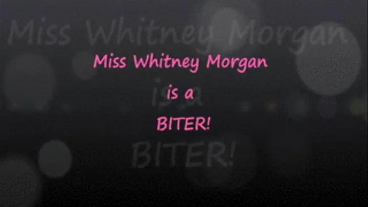 Whitney Morgan is a BITER! - 1080x720