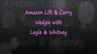 Amazon BBW Lift & Carry Wedgie on Whitney Morgan