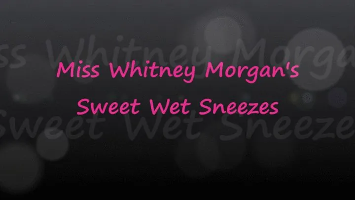 Whitney Morgan: Sweet Wet Sneezes