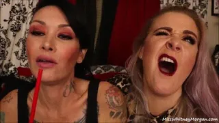 Luna Dawn & Whitney Morgan: Burping Competition Round One