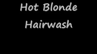 Hot Blonde Hairwash