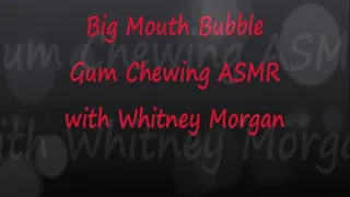 Big Mouth Bubble Gum Chewing ASMR
