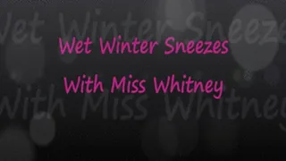 Whitney's Wet Winter Sneezes