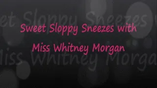 Whitney's Sweet Sloppy Sneezes