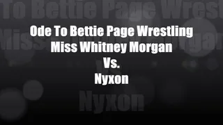 Whitney Morgan Vs Nyxon PinUp Fantasy Wrestling