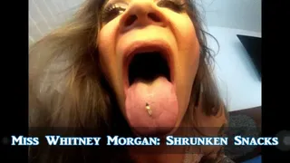 Giantess Whitney Morgan: Shrunken Snacks