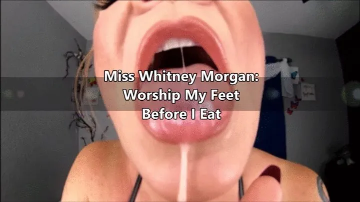 Miss Whitney Morgan Worship My Feet Before I Eat Vore