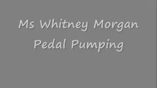 Miss Whitney Morgan Pedal Pumping