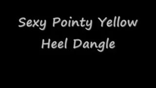 Yellow Pointy Heel Dangle