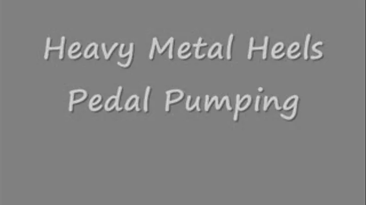 Heavy Metal Heels Pedal Pumping