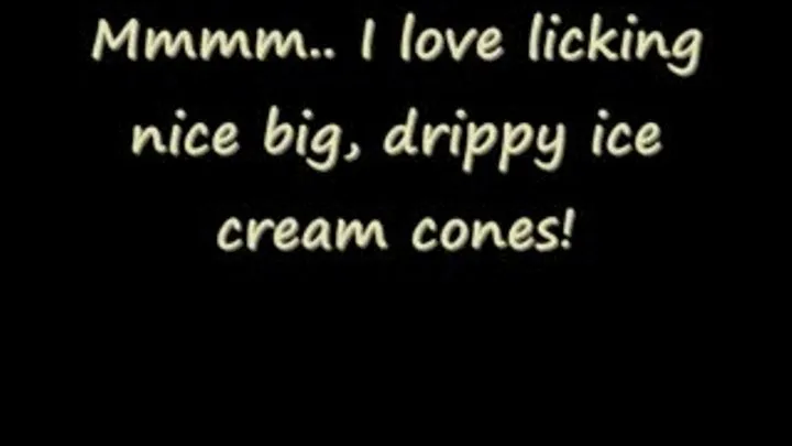 Big Drippy Ice Cream Cone