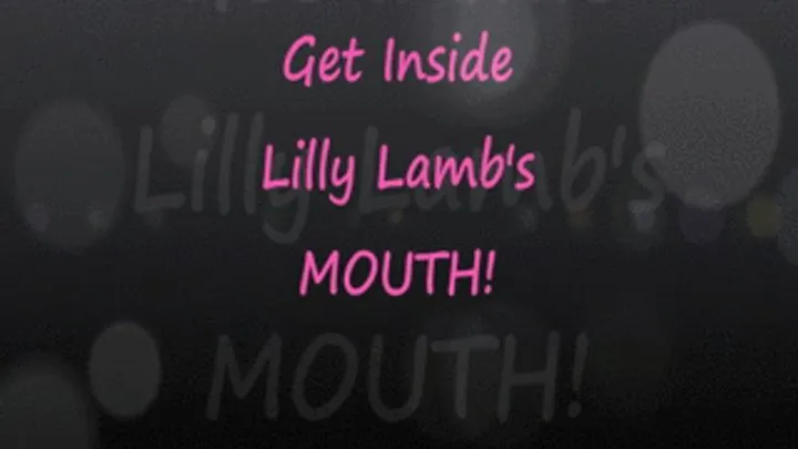 Get Deep Inside Little Lizzy Lamb's Mouth!