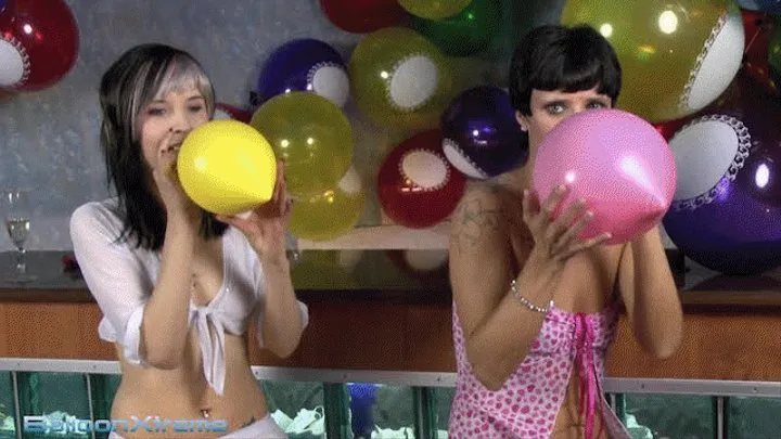 BalloonXtreme Judy and Mandy last b2p race and cigarette pop