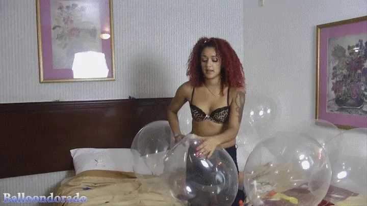 Daisy Ducati pops clear balloons