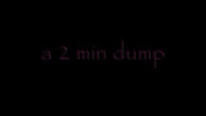 A 2 Min Dump DIALUP