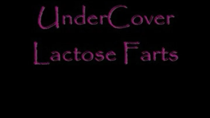 UnderCover Lactose Intolerant Farts