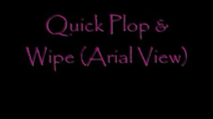 Quick Plop & Wipe (Arial View) DIALUP