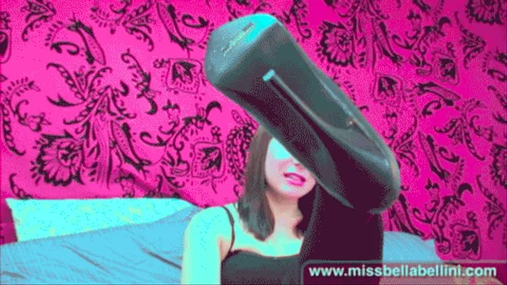 Dominatrix Bella Bellini ass worship magic trick. Warning, very addictive!