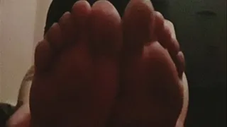 Painting my toenails red