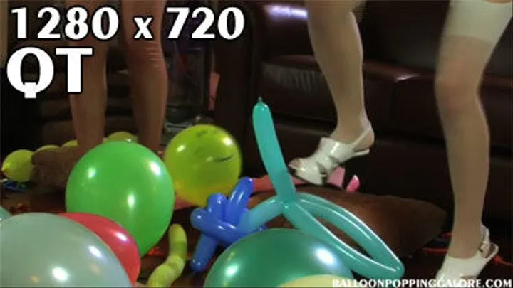 The taming of the Balloons Pt 9 Heel Popping QT