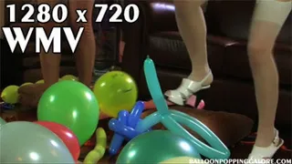 The taming of the Balloons Pt 9 Heel Popping