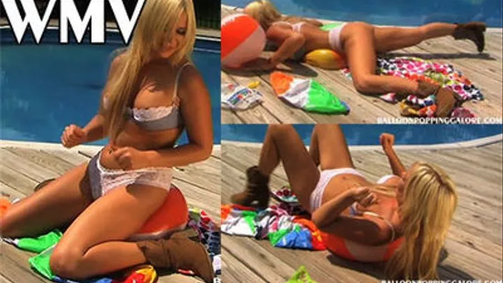 Stormy destroys her inflatables